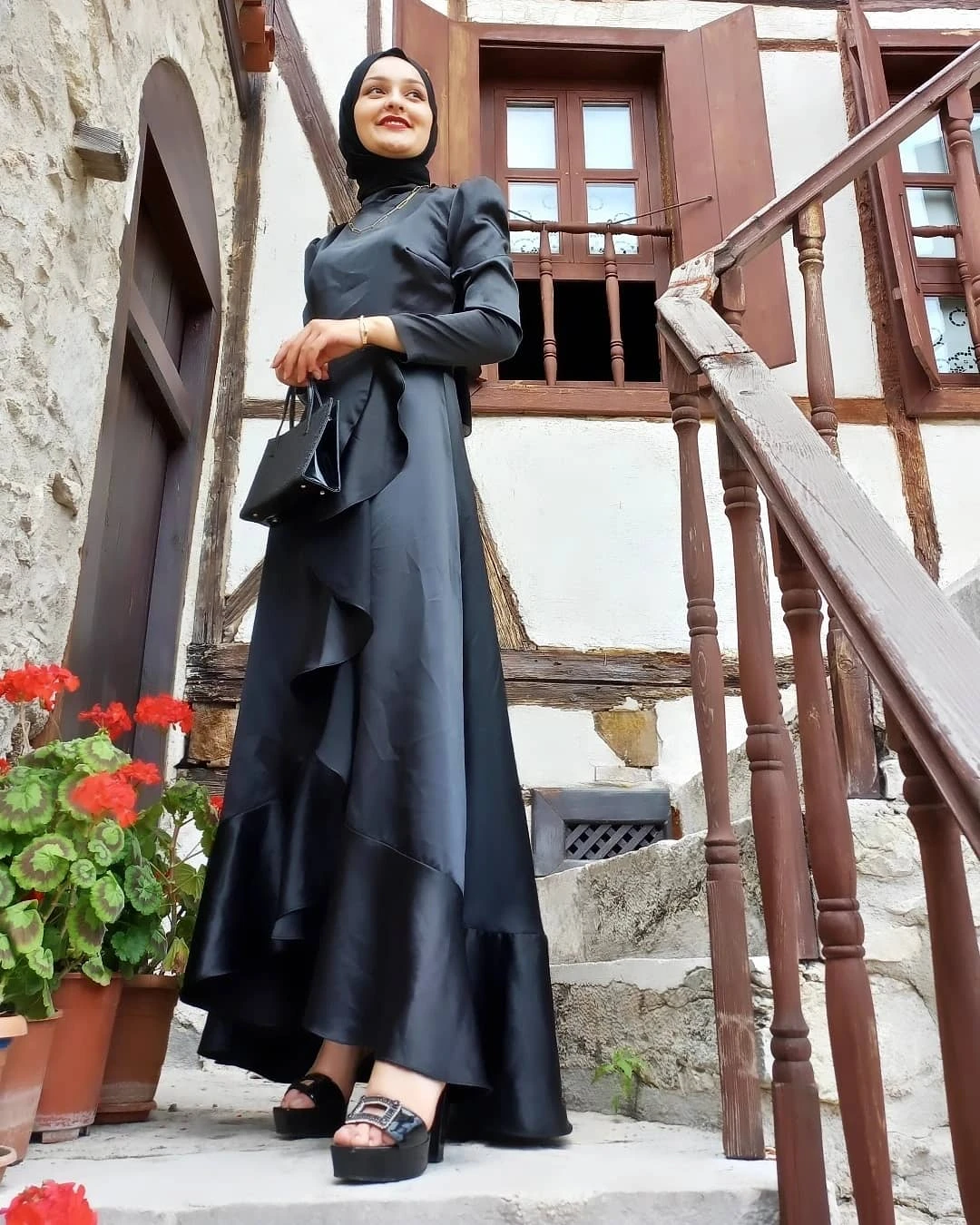 Angel Abaya Met Rok Glanzend Satijn Kreukvrij Creëren Moslim Kleding Stijl Dikke Geschikt Voor Lente Winter|Islamitische Kleding| - AliExpress