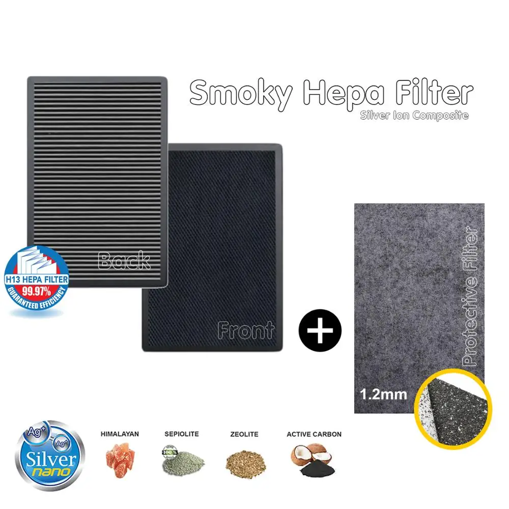 Geschikt Voor Manrui De Verse Lucht Systeem Filter Element NET.350 E350T-G Filter Externe + Binnenmilieu 2 Stuks