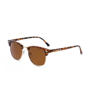 

DARKMASTER WILD-Unisex Sunglasses men and women polarized mirror brown color, aimal print