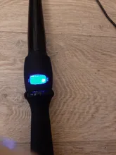 Curlers Flower-Cone Conical Electric-Hair Ceramic Single-Tube LCD Glaze-Pear