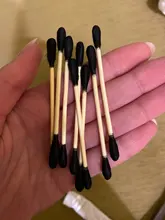 Hisopo de algodón desechable para extensión de pestañas, hisopo de limpieza de pestañas, herramienta cosmética, 100 Uds./50 Uds.