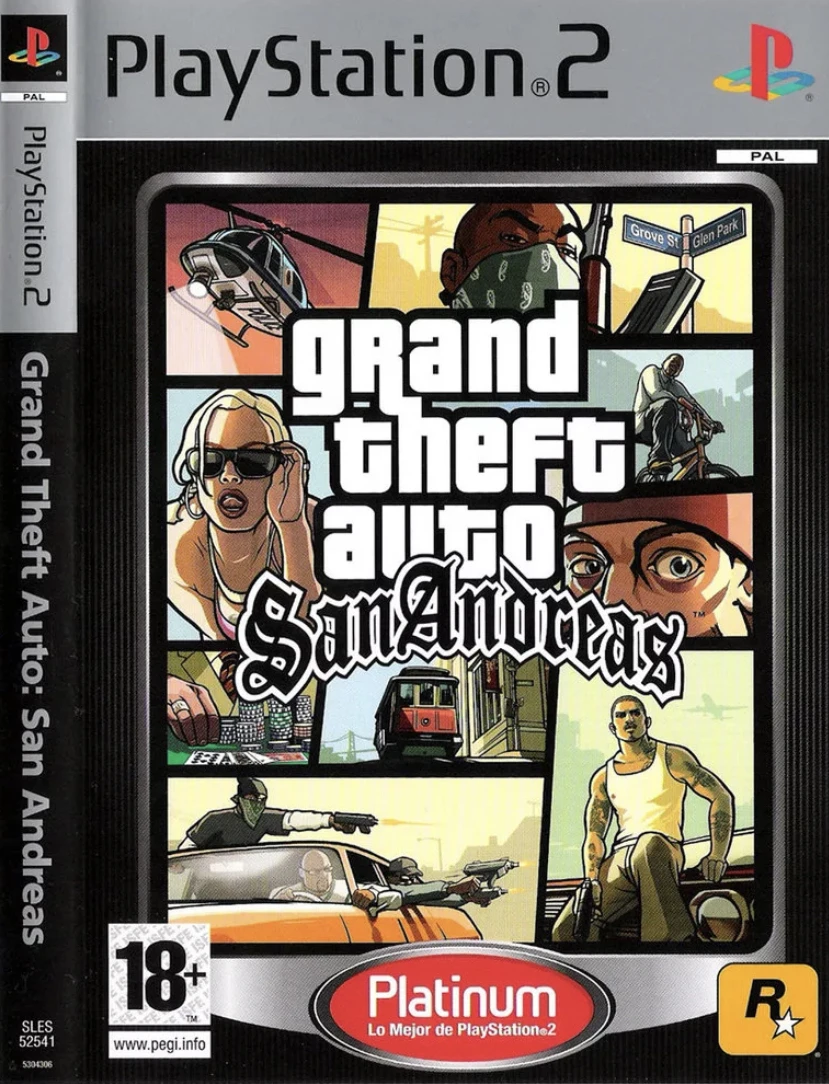 Todos Os Codigos de GTA SAN ANDREAS para PS2 para Grand Theft Auto