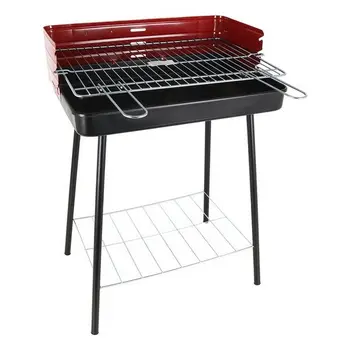 

Charcoal Barbecue with Stand Algon Black Red (52 X 37 x 71,5 cm)