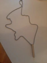 COLLAR COLGANTE de acero inoxidable con forma de rectángulo para hombre, Gargantilla clásica, estilo cubano, a la moda novedosa, 2020