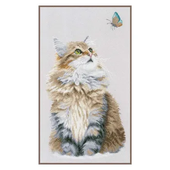 

Pn-0171041 lanarte 'Forest cot' embroidery kit 25*42 cm