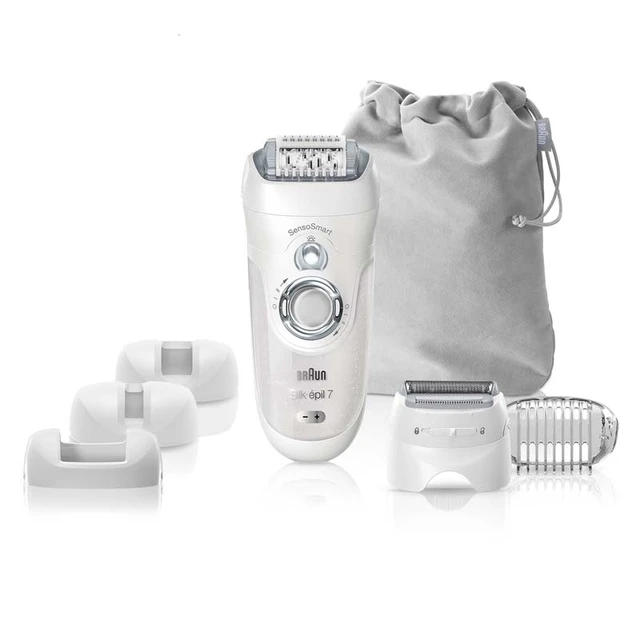 Braun 9 880 Sensosmart Silk-épil electric epilator - white / pink