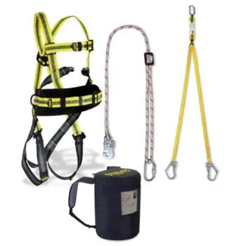 

SAFETY HARNESS PRONGED/FROJONTAL FULL BELT TAPE "AND" STEELP