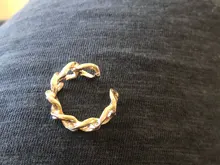 Anillo con forma de cadena chapado en oro, 7mm de ancho, Vintage, gótico, grueso, Midi, joyas antiguas, accesorio