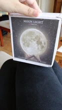 Night-Light Moon-Lamp Gift Photo-Customized 3d-Printing Rechargeable Personality 