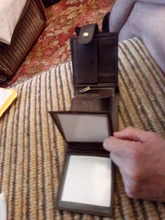 MISFITS-cartera corta de piel de vaca para hombre, bolso pequeño de piel de vaca 100% genuino, con monedero, tarjetero