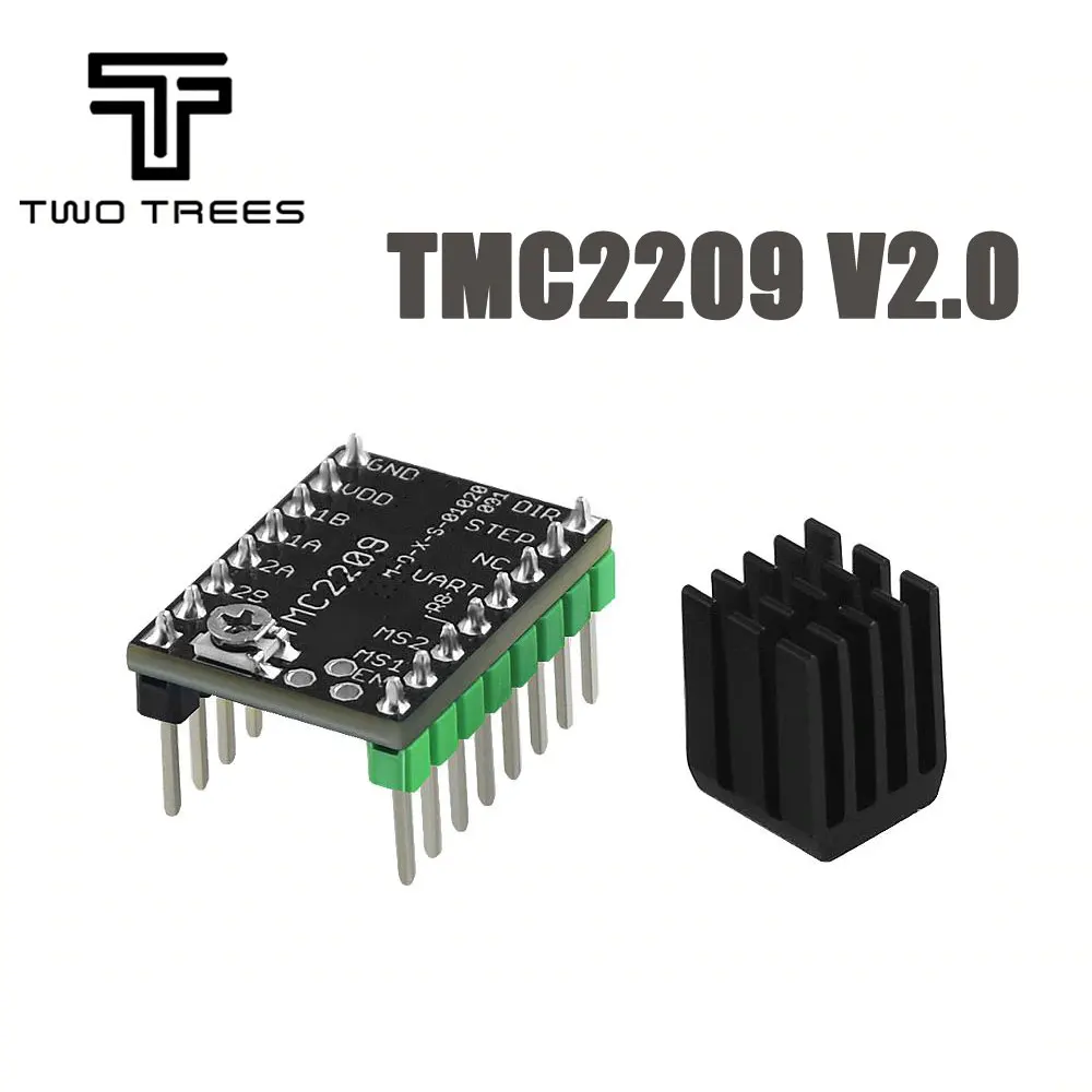 5 шт. TMC2208 MKS TMC2209 V2.0 шаговый двигатель StepStick UART ultra silent для Gen_L Robin Nano SKR V1.3 mini E3 Ender