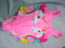 Bañador de unicornio para niña, traje de baño de una pieza, ropa de playa para niña, moda para niña 9069