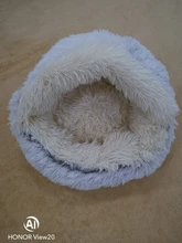 Cat Bed Cushion House Sofa Pet-Bed Small Plush Round Warm Best Soft for Dogs Nest