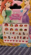 Niñas congelados elsa y Anna maquillaje juguetes pegatinas de uñas Disney nieve blanca princesa Sophia Mickey Minnie a los niños pendientes juguetes de pegatinas