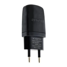 Сетевое зарядное устройство USB-microUSB Awei C-821(Черный