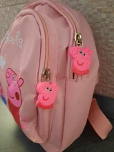 Mochila De Peppa Pig para niñas pequeñas, morral de juguete de dibujos animados de Anime, Bolsa Escolar, regalos de cumpleaños