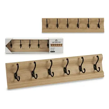 

Hanger Black Plastic Wood (6 x 14 x 60,3 cm)