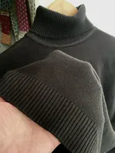 Suéteres de cuello alto para hombre, jerseys de punto de marca Sexy, Color sólido, informal, de otoño, invierno, novedad de 2021