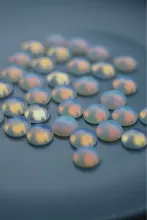 Beads Round Base-Tray Jewelry Cameo-Pendants Cabochon Amethysts Natural-Stone Purple