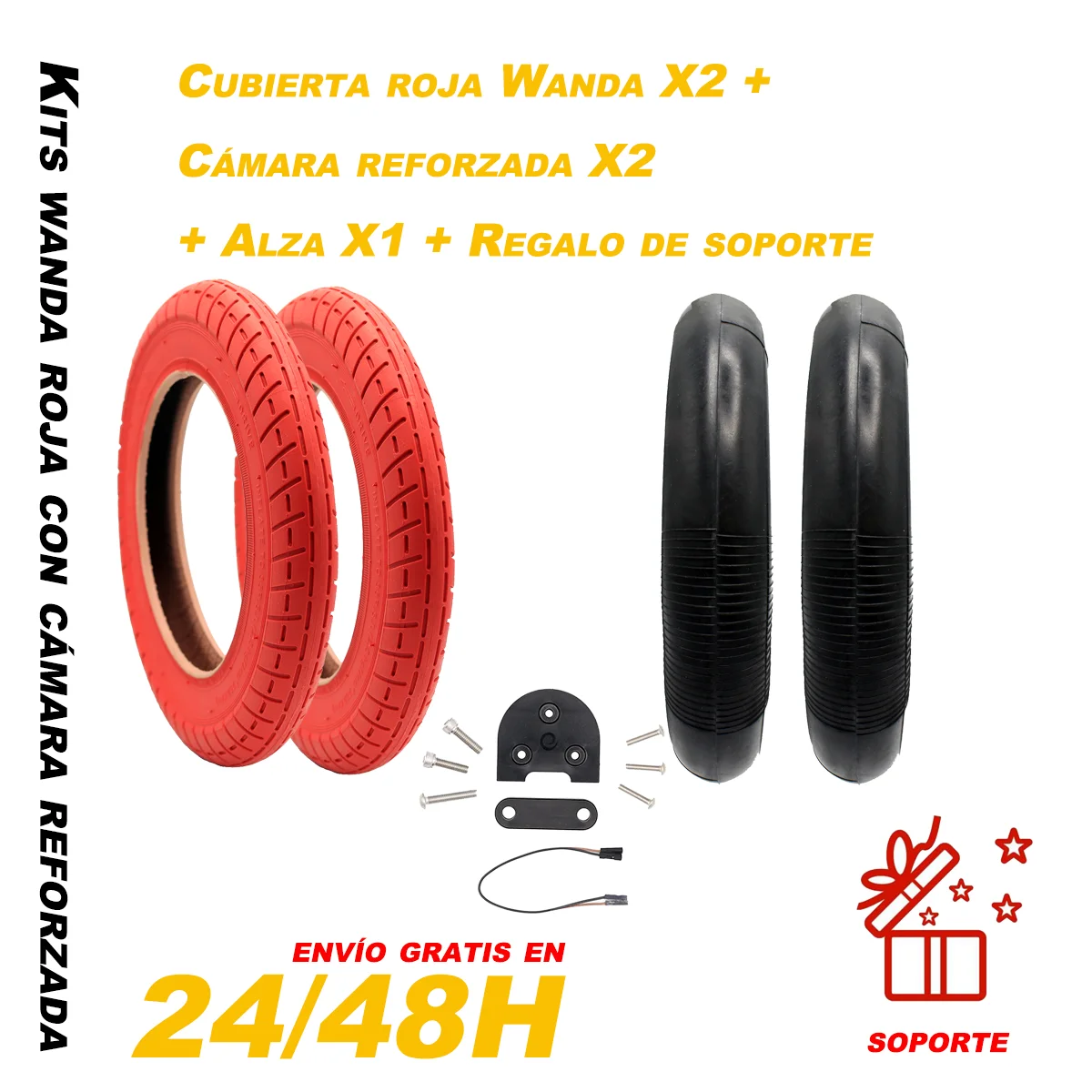 Pneus 10 pouces Wanda P1237 Xiaomi M365 / PRO 2 / 1S / Essential