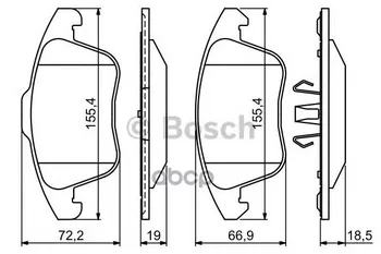 

Pads TORM disc k-t Citroen C4 II Peugeot 3008 5008 Bosch art. 0986494324