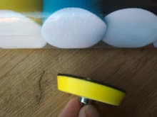 16 unids/set almohadilla de pulido para pulidor de coche 2 pulgadas 50mm pulido círculo pulido Pad Kit de herramientas para pulidor de coche cera Pulidora automática