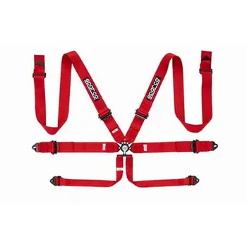 

S04818RALRS - Arnes 6 points P-3 Pull Up red Sparco