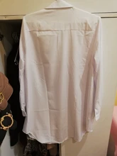 Blusas informal de manga larga para otoño camisa blanca mujer de talla grande para Estilo Vintage rosa 2020