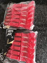 6 unids/lote plástico Clip de pelo de peluquería abrazaderas de sección de pelo Clips de agarre de los barberos para salón de pelo accesorios