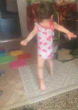 Bañador triangular con estampado de aves para niñas, traje de baño de un hombro, ropa de playa para bebé, Chico, 1-6 años, 2017