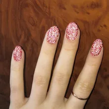 MIZHSE-esmalte de uñas en Gel UV, barniz de uñas semipermanente brillante en 6 colores, 10ML