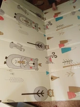Estera de juego infantil brillante para bebés, 200cm x 180cm x 1cm, almohadilla plegable para gatear, XPE, para el hogar, exteriores, juego de rompecabezas impermeable