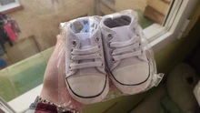 Nuevo lienzo bebé deportes zapatillas de deporte Zapatos bebé recién nacido niños niñas en primer lugar los caminantes zapatos de bebé de suela suave antideslizante zapatos de bebé