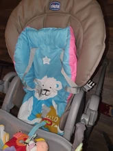 Algodón cojín de cochecito de bebé silla cojines de silla de comedor colchón verano Mat Universal cochecito accesorio para las cuatro estaciones