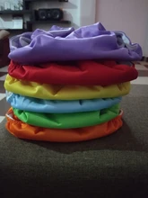2018 marca nueva 1PC ajustable reutilizable mucho bebé niños niñas pañal de tela lavable pañales bebé sólida cubierta de pañal venta al por mayor