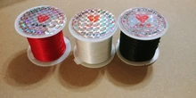 Cuerda elástica para cuentas de cristal de 1 mm, hilo fuerte para abalorios, rollo de 393 pulgadas para joyería, en varios colores