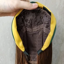 ¡Largo SHANGKE sintético recto peluca con diadema! Peluca de cabello ondulado de fibra resistente al calor para mujer Peluca de fiesta/de uso diario para niña