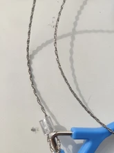 NICEYARD-Sierra de alambre para supervivencia, mango de acero inoxidable emergente para cortar Fretsaw, caza al aire libre, herramienta de mano para peces