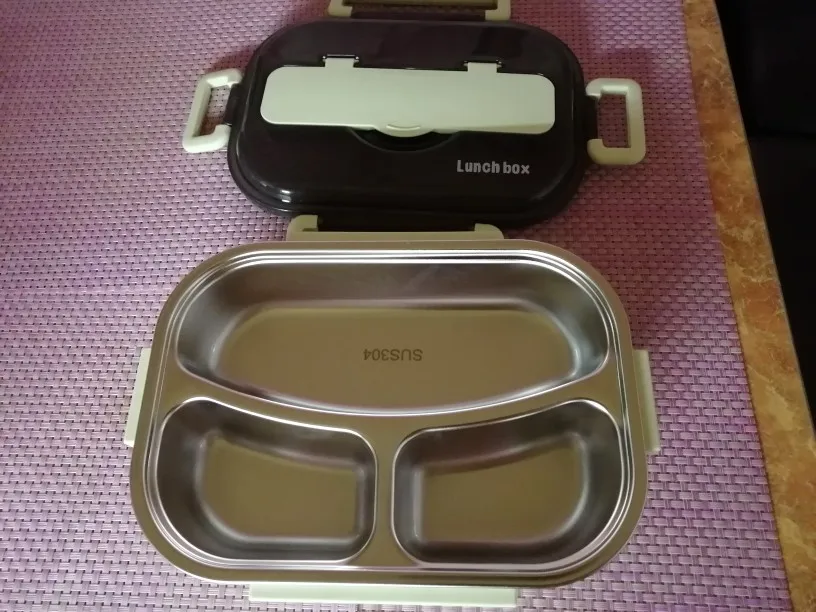 Hot Japanese Style Stainless Steel Lunch Box photo review