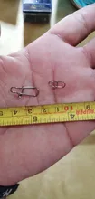 Tagezi-broches de seguridad giratorios de acero inoxidable, 25 unids/lote, bloqueo de Clip rápido negro/plateado, anillos sólidos giratorios, Conector de pesca