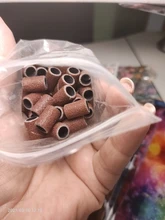 ERUIKA-Kit de accesorios para manicura, kit de bandas de pulido de uñas 100 unds/pack, brocas eléctricas, accesorios, lijado recargable, herramientas de arte de uñas