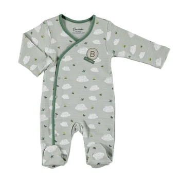 

ebebek Bambaki Scout Bear Baby Boy Footed Snaps Romper
