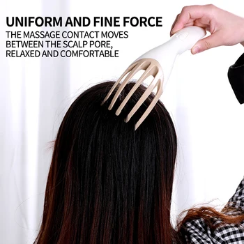 

Multifunction Five Finger Scalp Stress Relax massager Electric head Massage Relaxation for head Health Care Tool