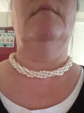 YKNRBPH-collar de arroz perla larga Natural para mujer, suéter de otoño e invierno, cadenas de alta calidad