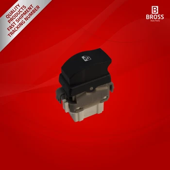 

BDP860 Rear Side Window Control 6-Pin Switch 8200315024,8200315029 GRAY Color Single Button for Renault Megane Laguna 2 Espace 4