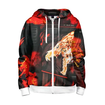 

Children's sweatshirt 3D with zipper CS go: Howl | howl