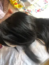 Extensiones de pelo brasileño Remy para mujer, accesorio de cabello humano liso de 10-22 pulgadas con cierre de encaje, Color Natural predespuntado y Base de seda sintética