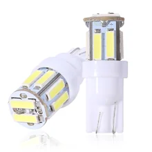 Автомобильная светодиодная лампа T10 W5W 7020 SMD 10(Белый