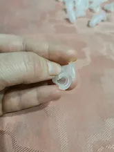 Taza para tinta de tatuaje desechable, tatuaje permanente de silicona de tamaño pequeño y grande, maquillaje de cejas, pigmento, tapas de contenedores, 100 Uds.