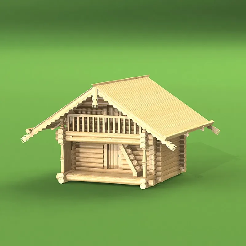 Купить Модель Деревянного Дома